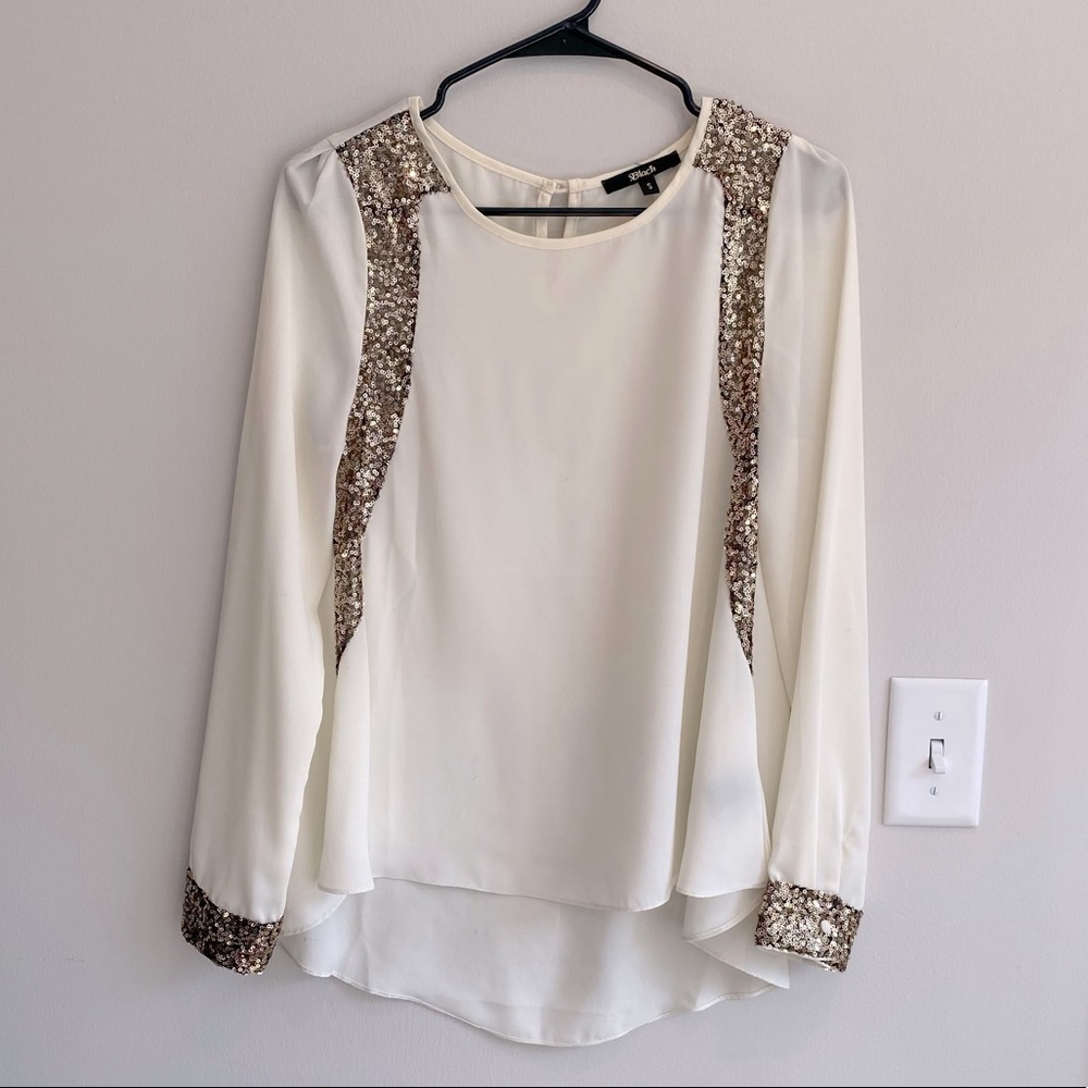 Glitter Detailed Blouse Sz